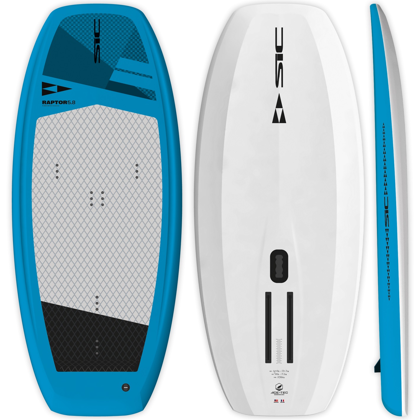SIC Raptor Pack wing foil découverte 5'8